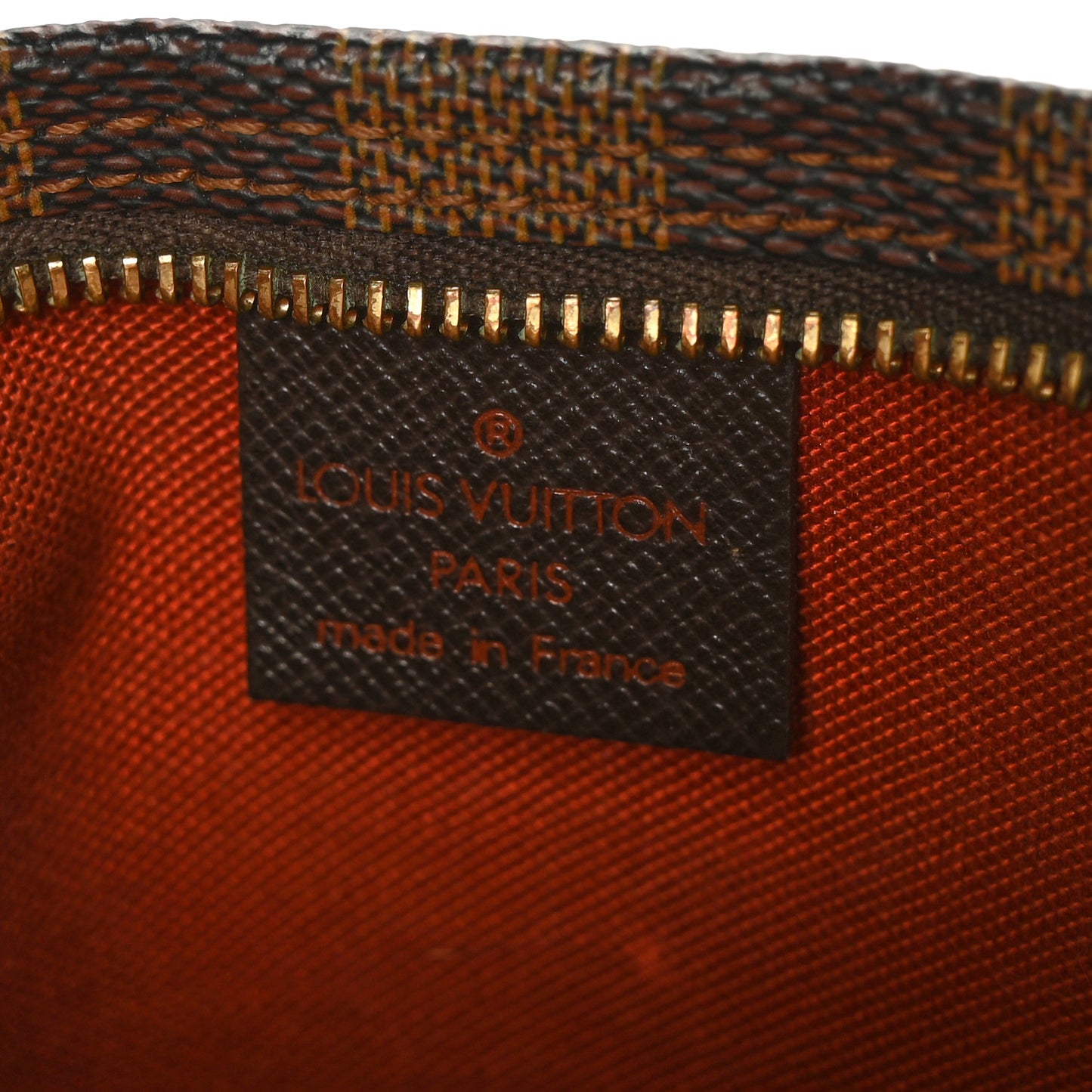 Damier Ebene Trousse Make Up Bag Pochette