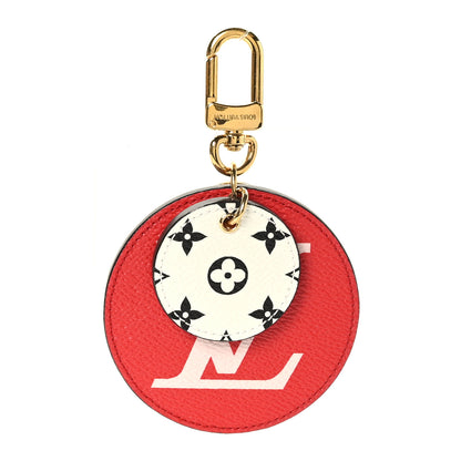 Louis Vuitton Monogram Giant Bag Charm Key Holder Rouge 1 of 5