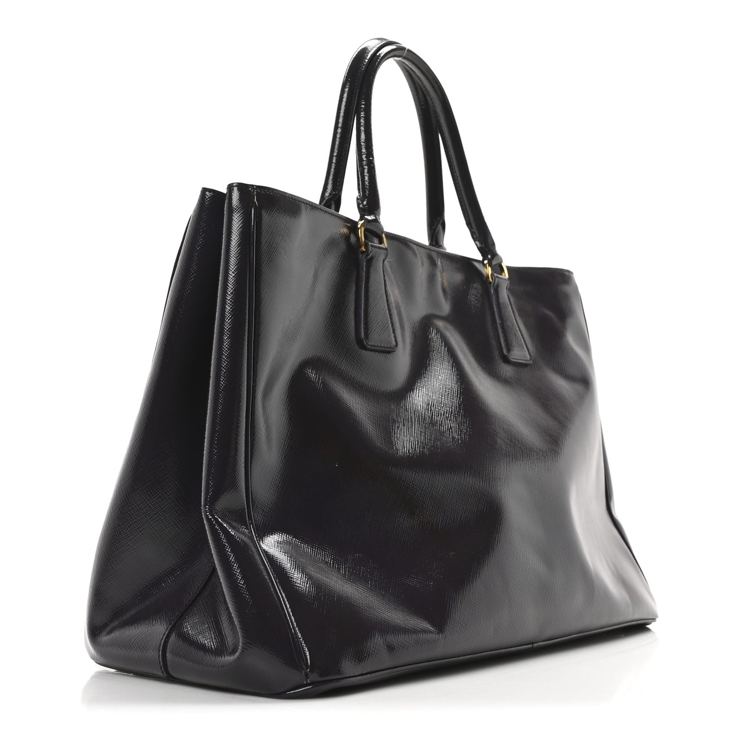 Saffiano Vernice Large Tote Uva