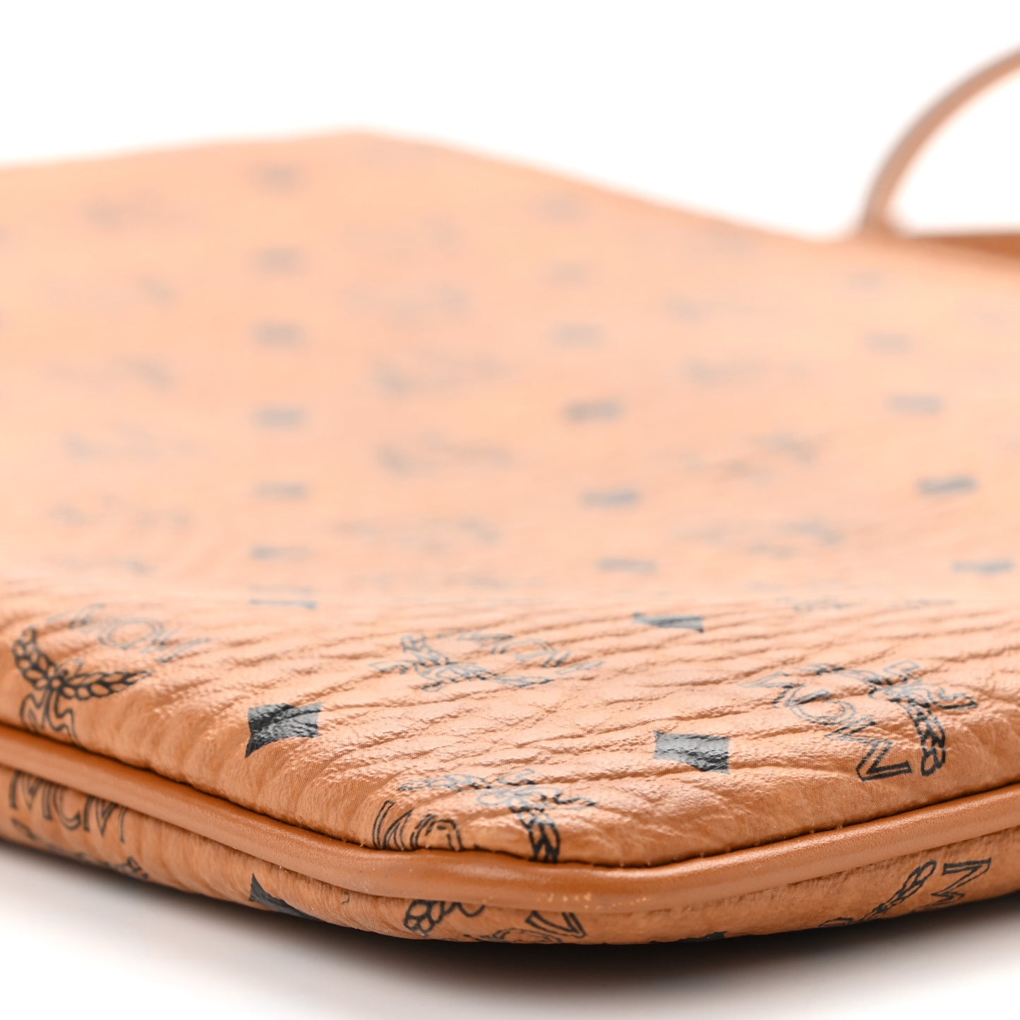 Visetos Medium Crossbody Pouch Cognac