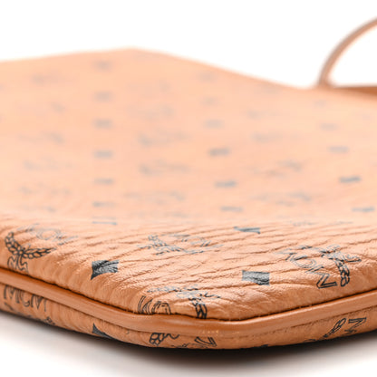 MCM Visetos Medium Crossbody Pouch Cognac 10 of 10