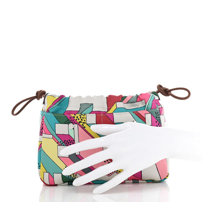 Hermes Silk On A Summer Day Fourbi 20 PM Pouch Tosca Bleu Paon 2 of 9