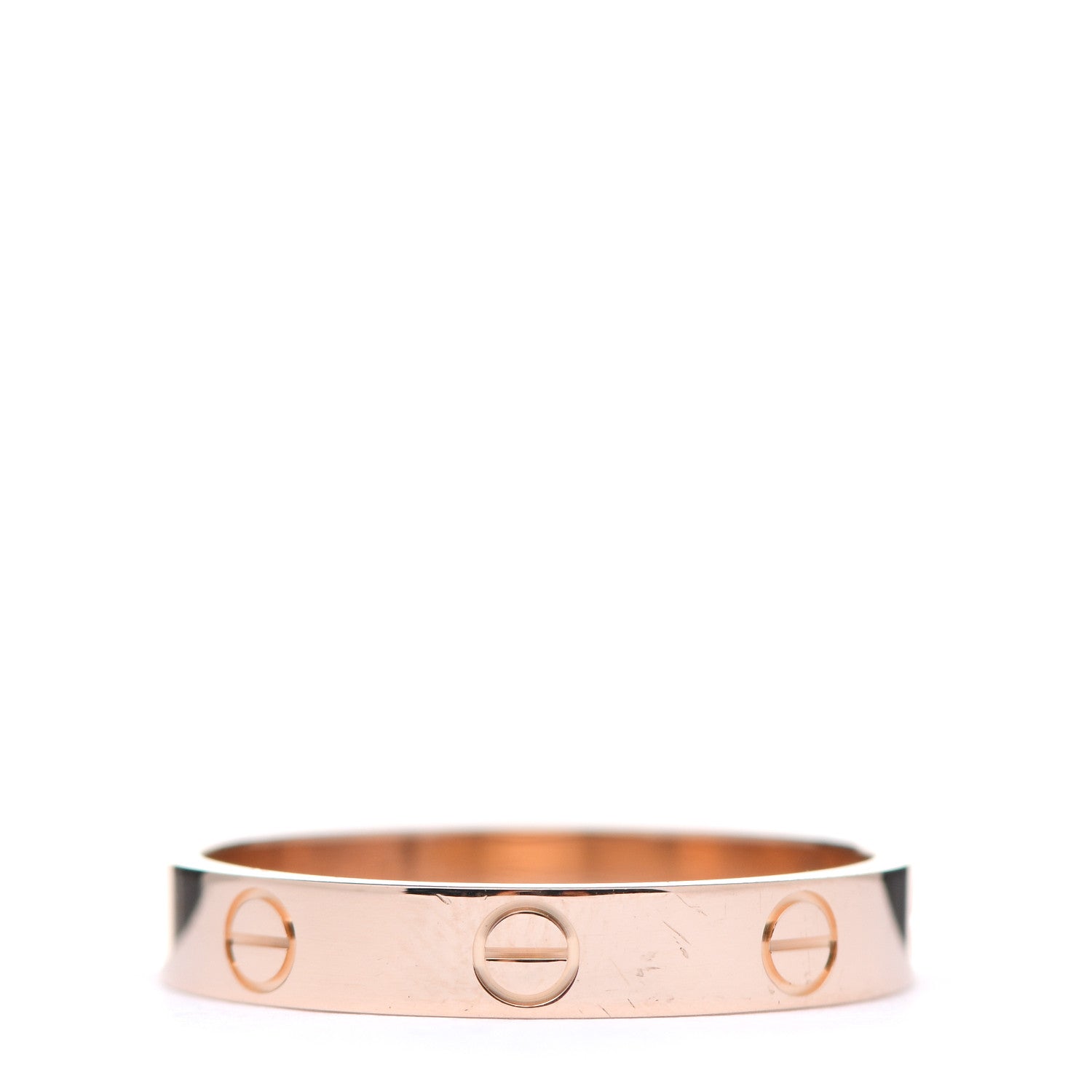Cartier 18K Pink Gold 3.5mm LOVE Wedding Band Ring 59 8.75 3 of 5