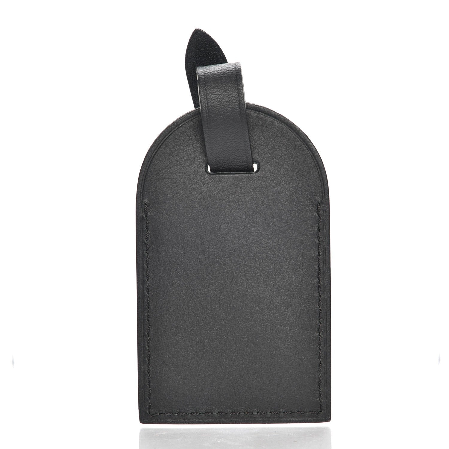 Louis Vuitton Calfskin Luggage Tag Black 3 of 4