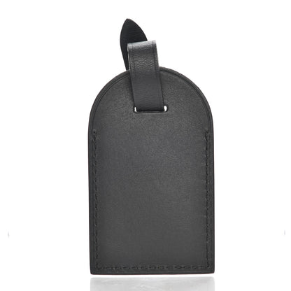 Louis Vuitton Calfskin Luggage Tag Black 3 of 4