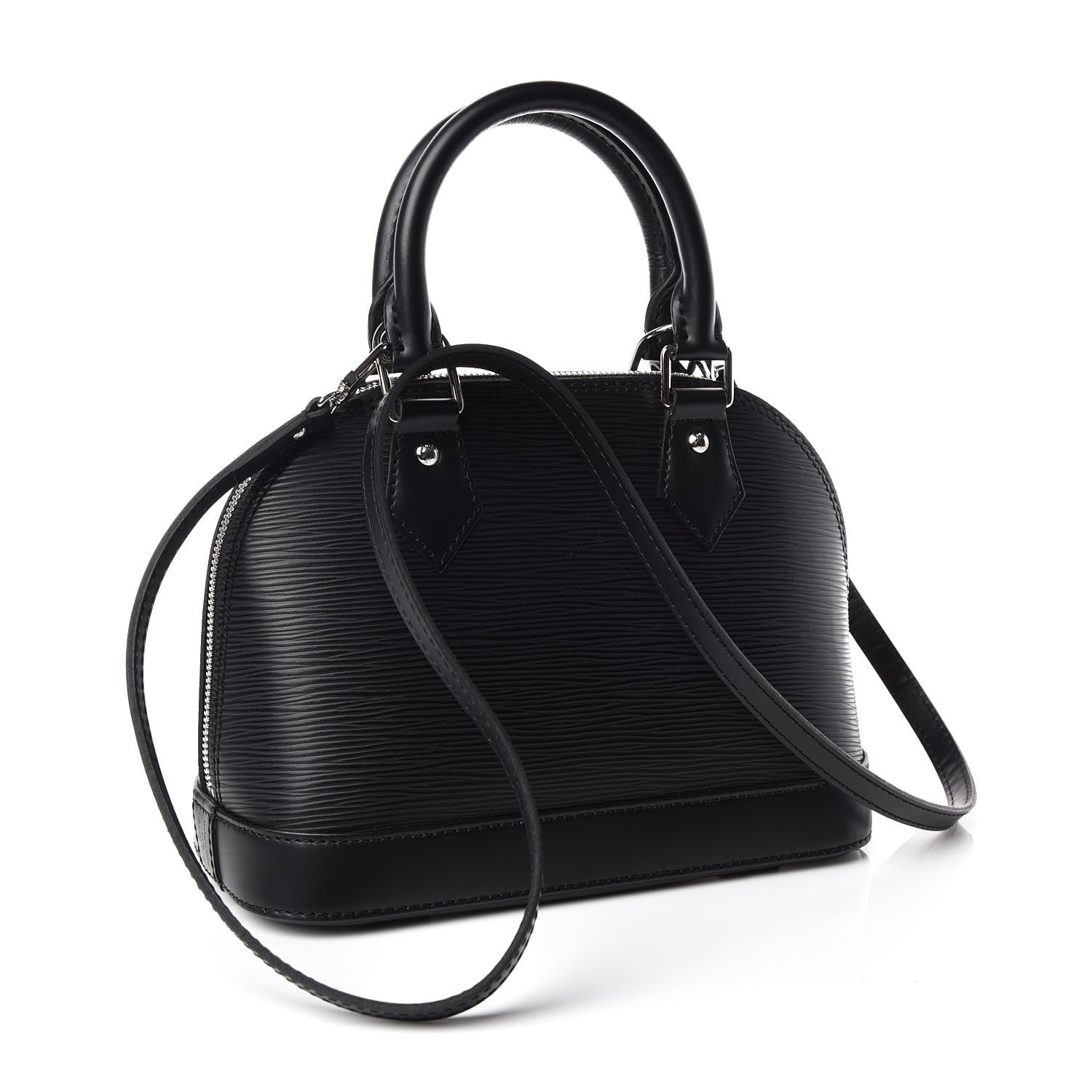 Louis Vuitton Epi Alma BB Black 3 of 9
