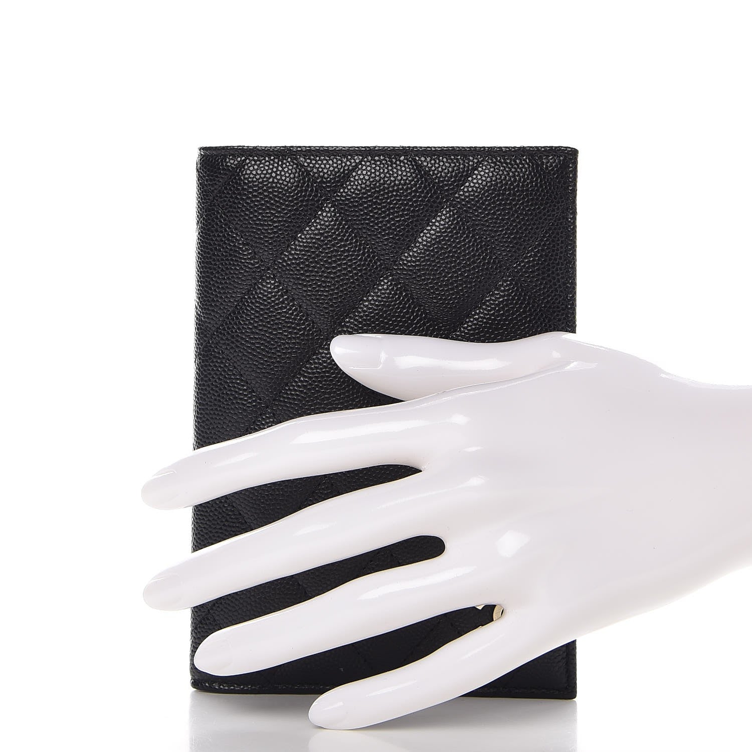Chanel Caviar Quilted Passport Holder Black 2 of 8