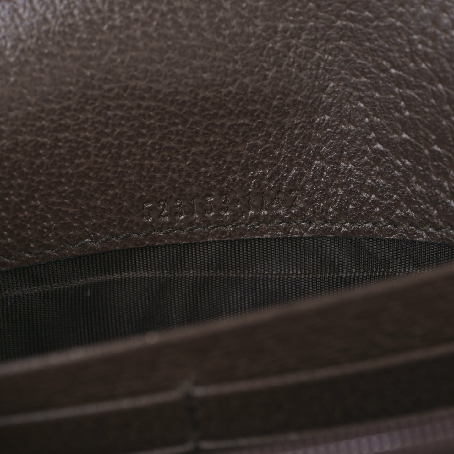 Monogram Jumbo GG Textured Dollar Calfskin Web Ophidia Continental Wallet Camel Ebony New Acero
