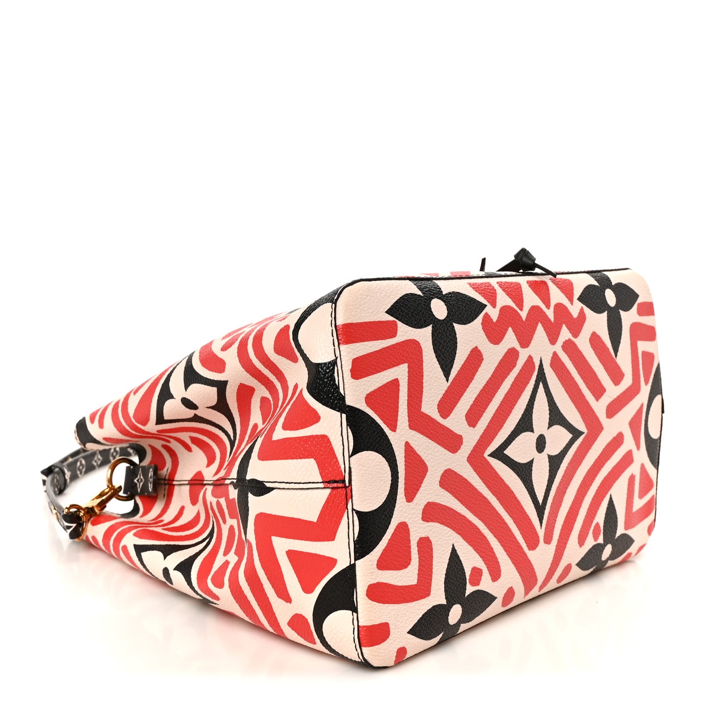 Monogram Giant Crafty NeoNoe MM Creme Rouge Black