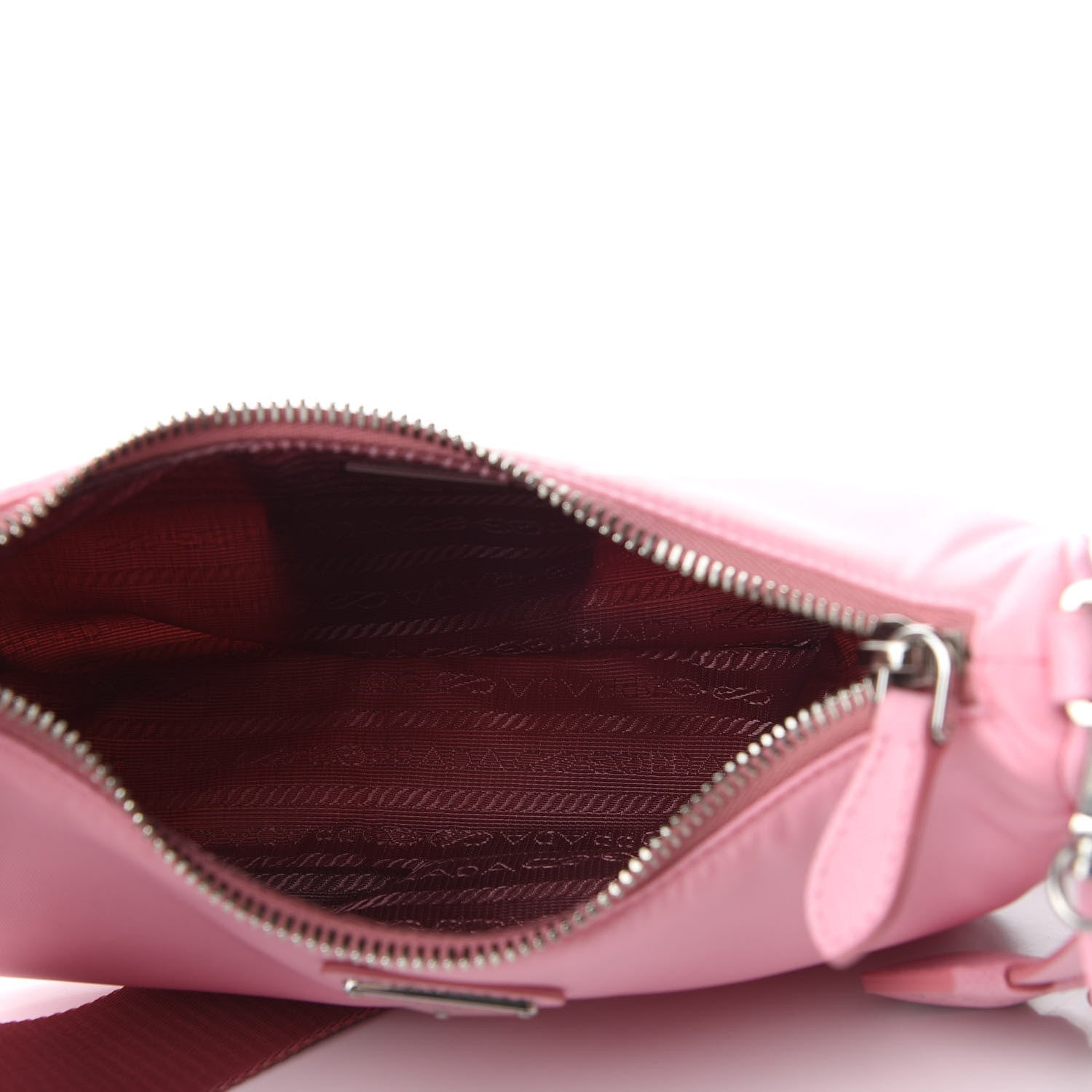 Prada Nylon Re-Edition 2005 Shoulder Bag Begonia 7 of 12
