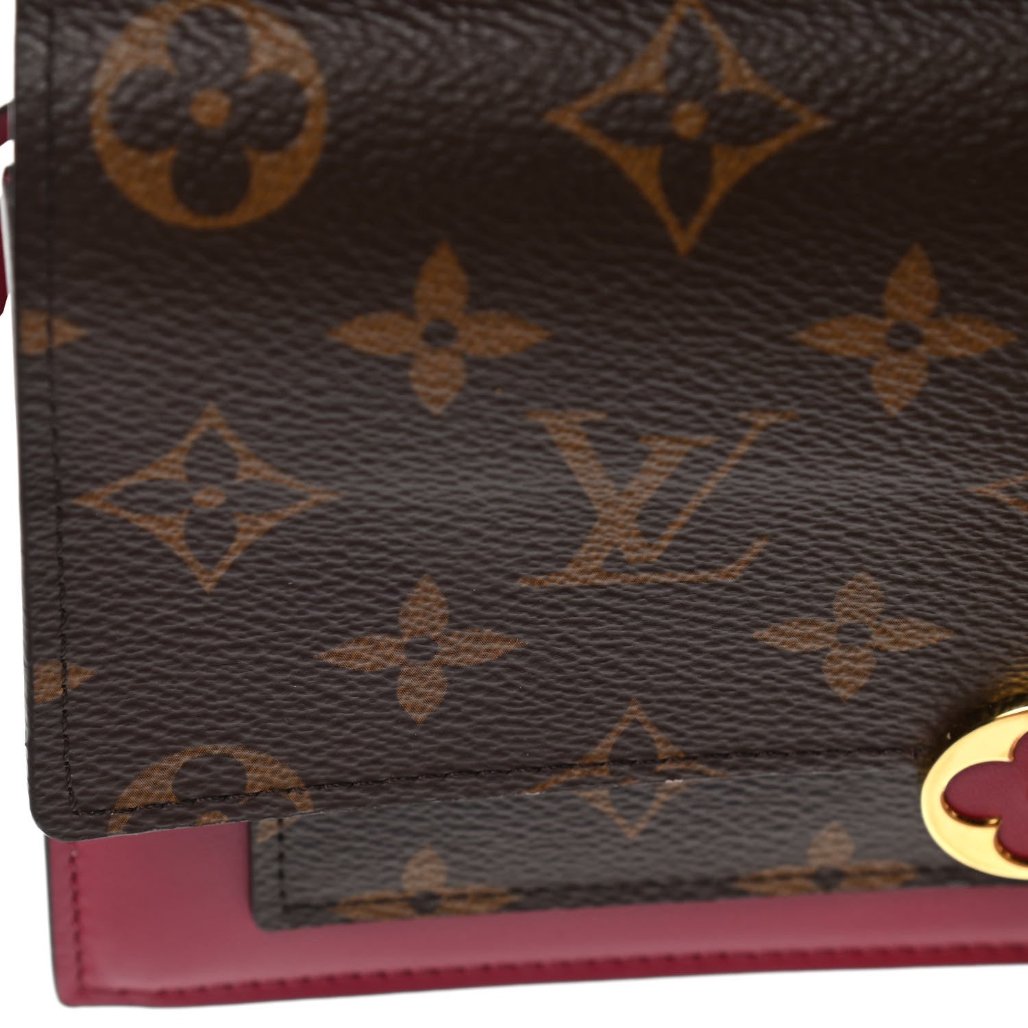 Louis Vuitton Monogram Flore Chain Wallet Fuchsia 10 of 11