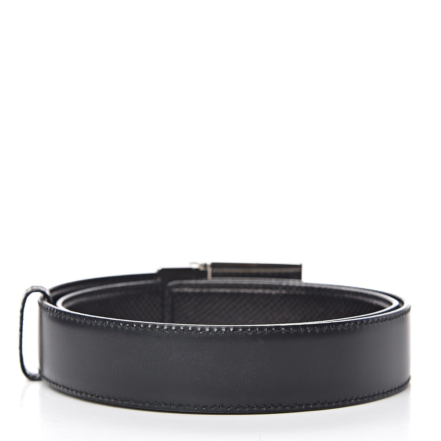 Calfskin Lizard Embossed Reversible Square G Buckle Belt 70 28 Black Brown