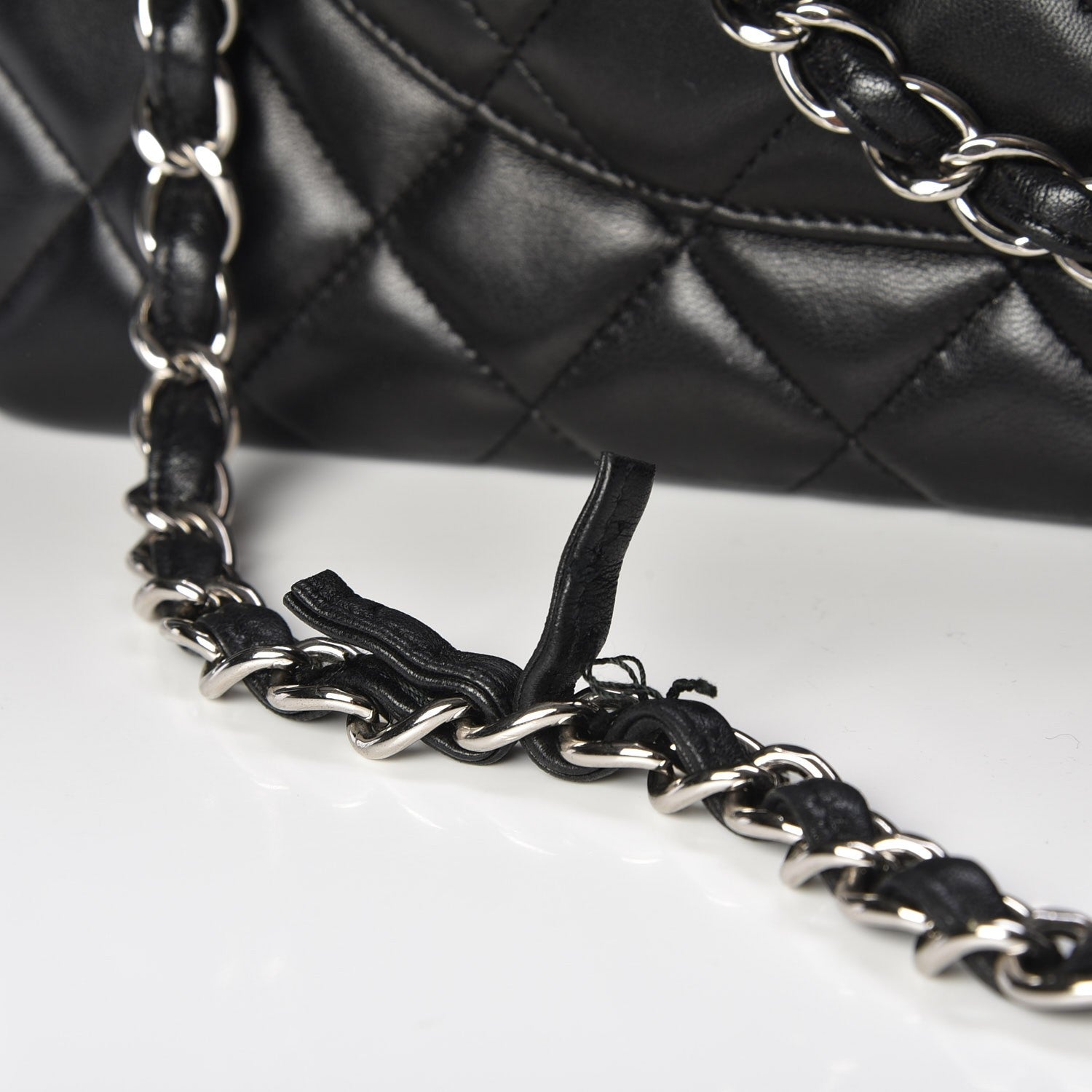 Chanel Lambskin Quilted Maxi Single Flap Black 5 of 8