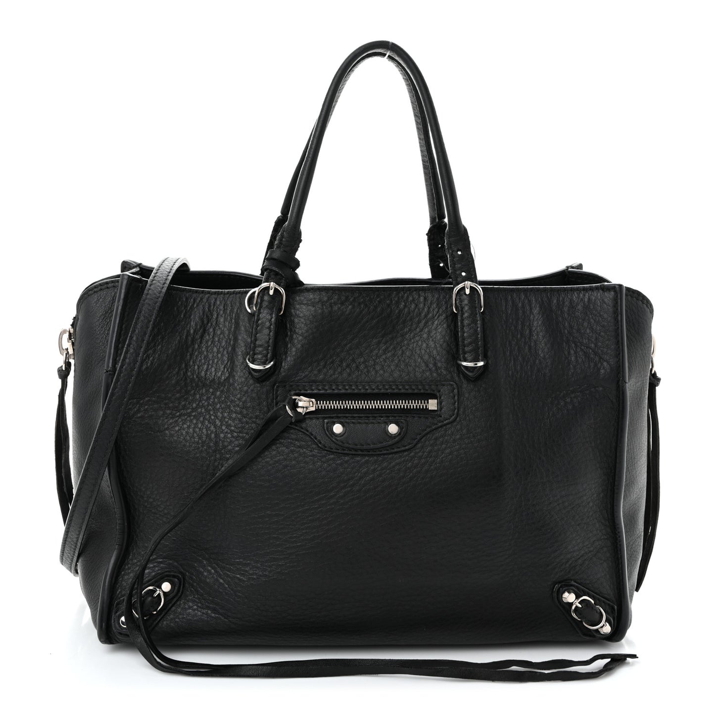 Veau Papier A6 Zip Around Tote Black