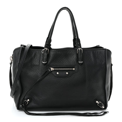 Balenciaga Veau Papier A6 Zip Around Tote Black 1 of 11