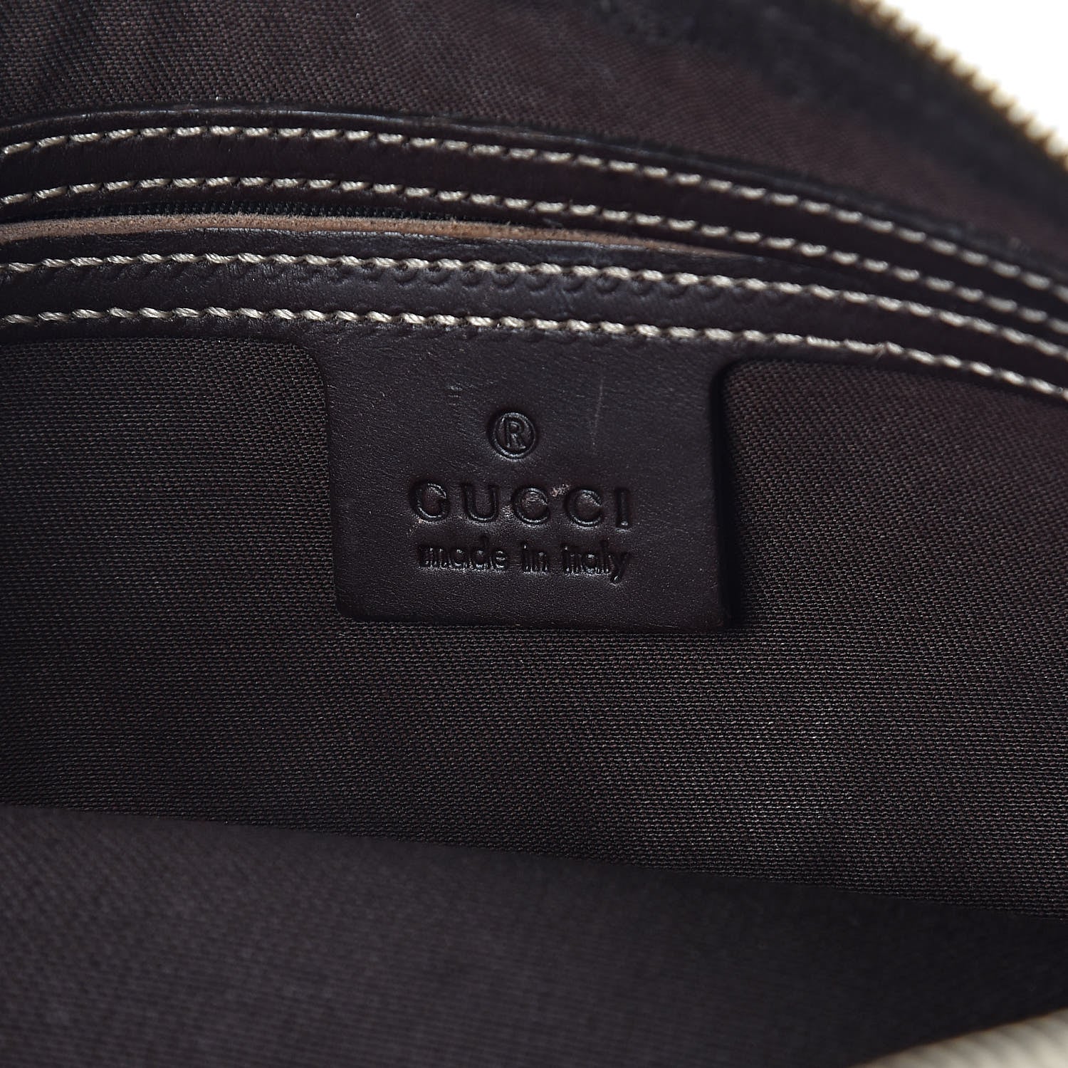Gucci GG Supreme Monogram Belt Bag Dark Brown 6 of 9