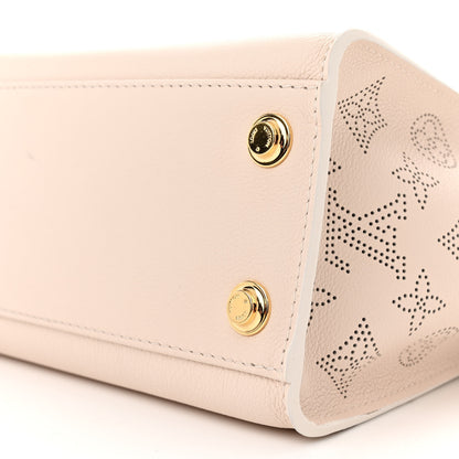 Louis Vuitton Calfskin Karung Snakeskin Mahina On My Side PM Quartz White 9 of 12