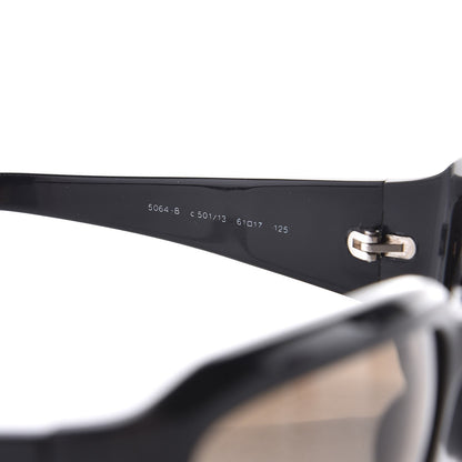 Chanel Crystal CC Sunglasses 5064 Black 6 of 9