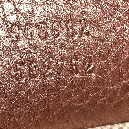 Gucci Metallic Pebbled Calfskin Medium Soho Chain Shoulder Bag Pink 7 of 11