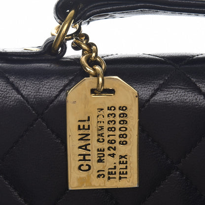 Chanel Lambskin Quilted Runway Flap Bag Black 12 of 15