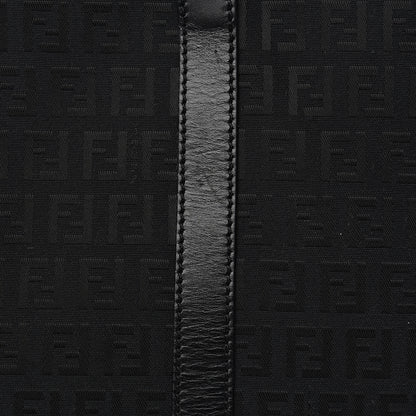Fendi Zucchino Large Charm Shopping Tote Black 11 of 11