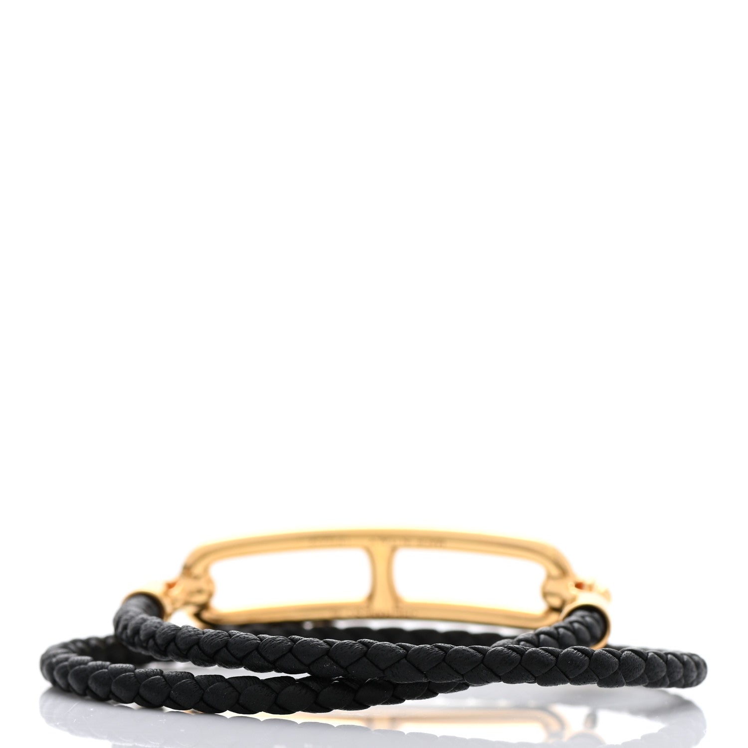 Hermes Swift Roulis Double Tour Bracelet T3 Black 3 of 5