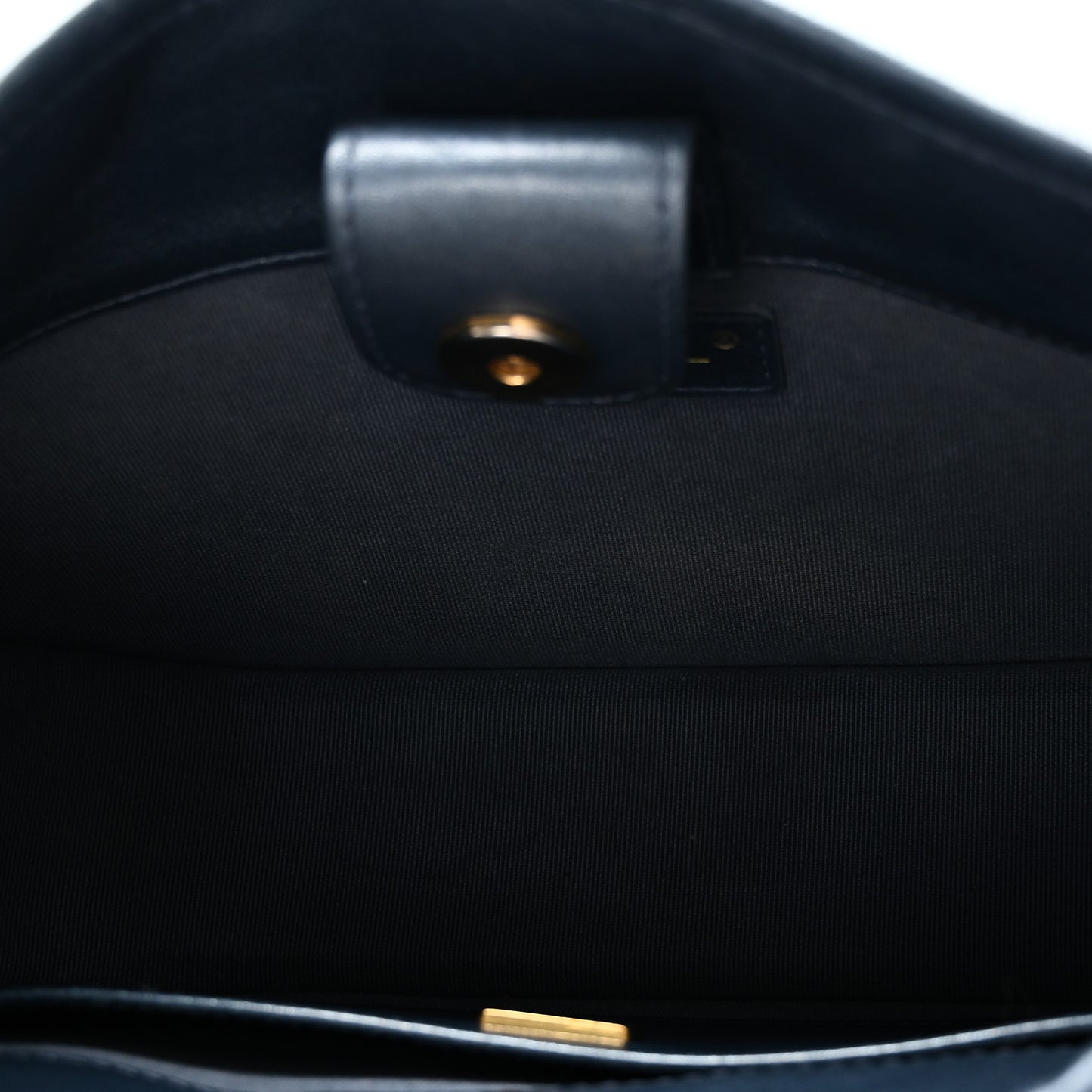 Washed Denim Quilted Hobo Blue