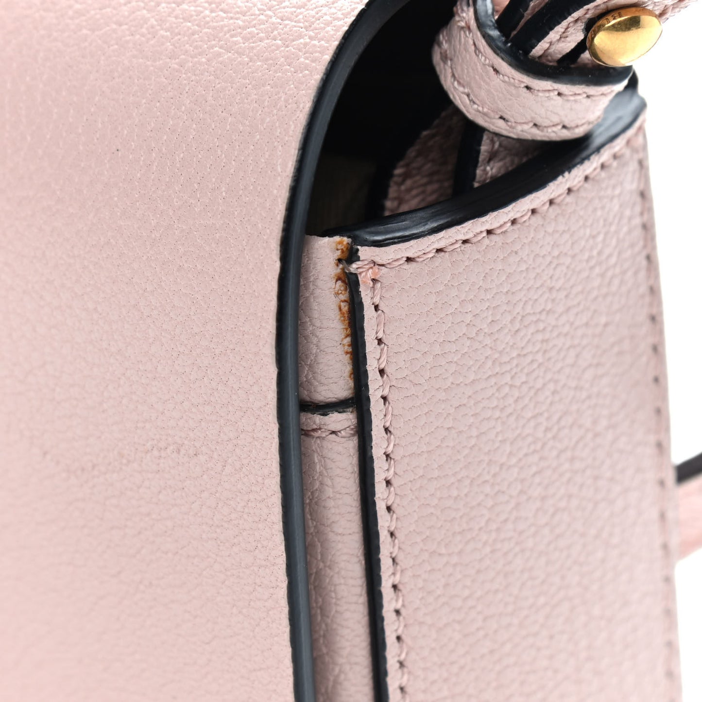 Goatskin Hampshire Crossbody Pale Ash Rose