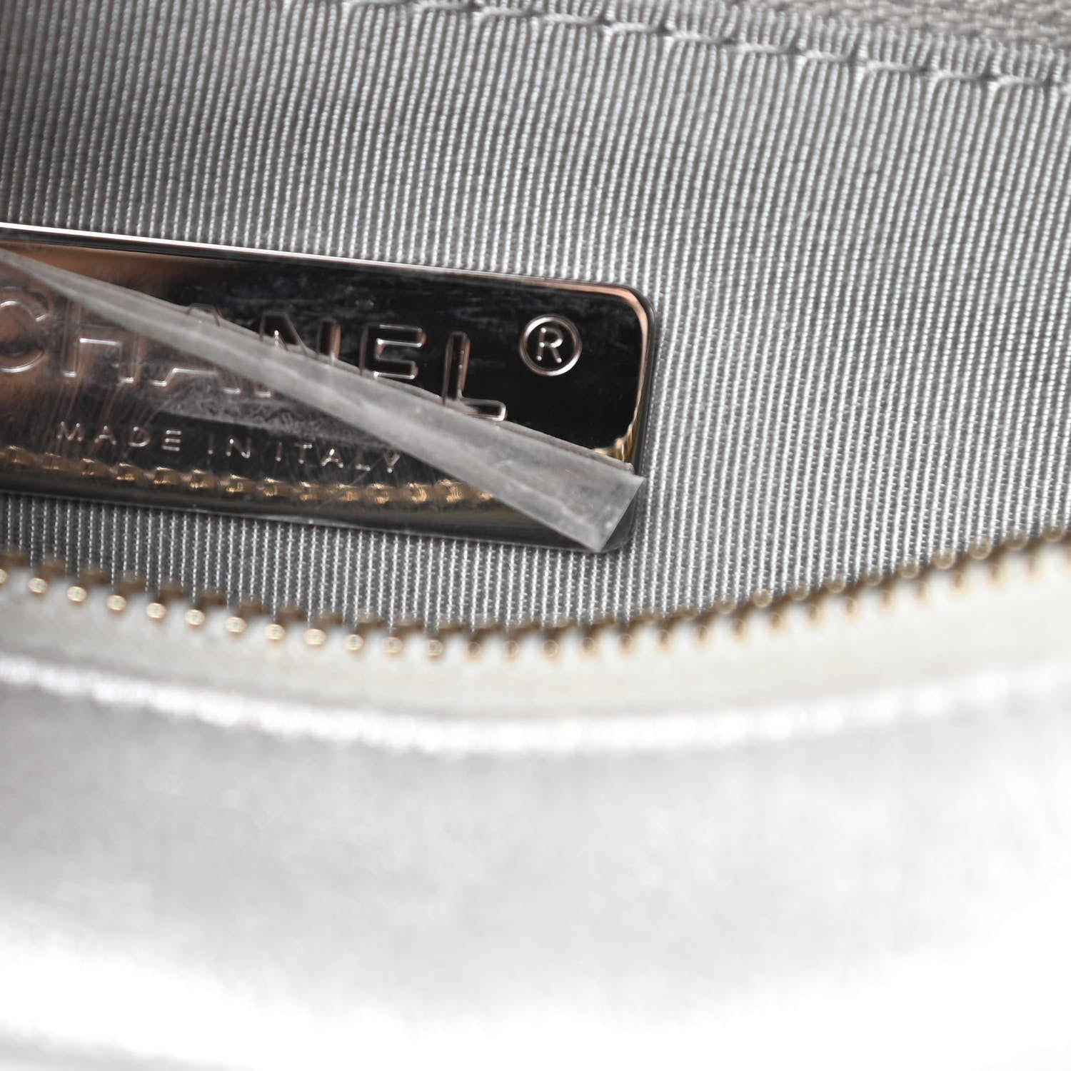 Chanel Metallic Aged Calfskin Quilted Small Gabrielle Hobo Silver 7 of 12