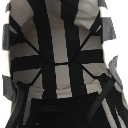Celine Canvas Striped Large Phantom Cabas Black White 7 of 8