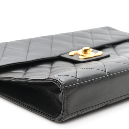 Chanel Lambskin Quilted Briefcase Laptop Bag Black 10 of 12