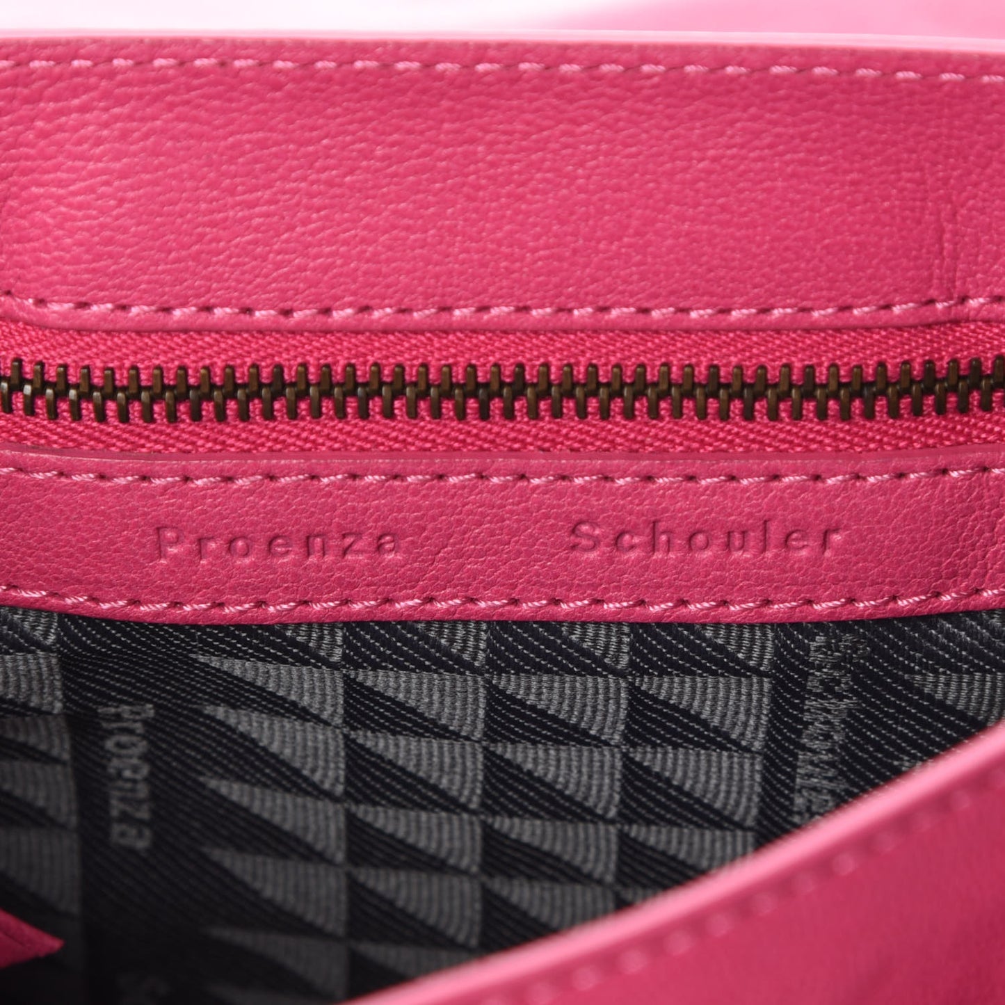 Lambskin PS1 Mini Pouch Messenger Bag Raspberry