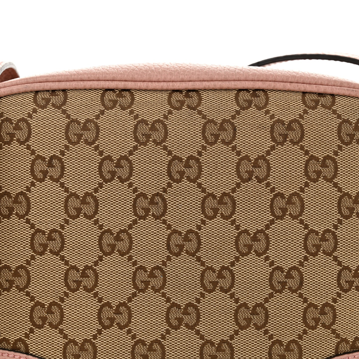 Monogram Mini Bree Messenger Bag Beige Soft Pink