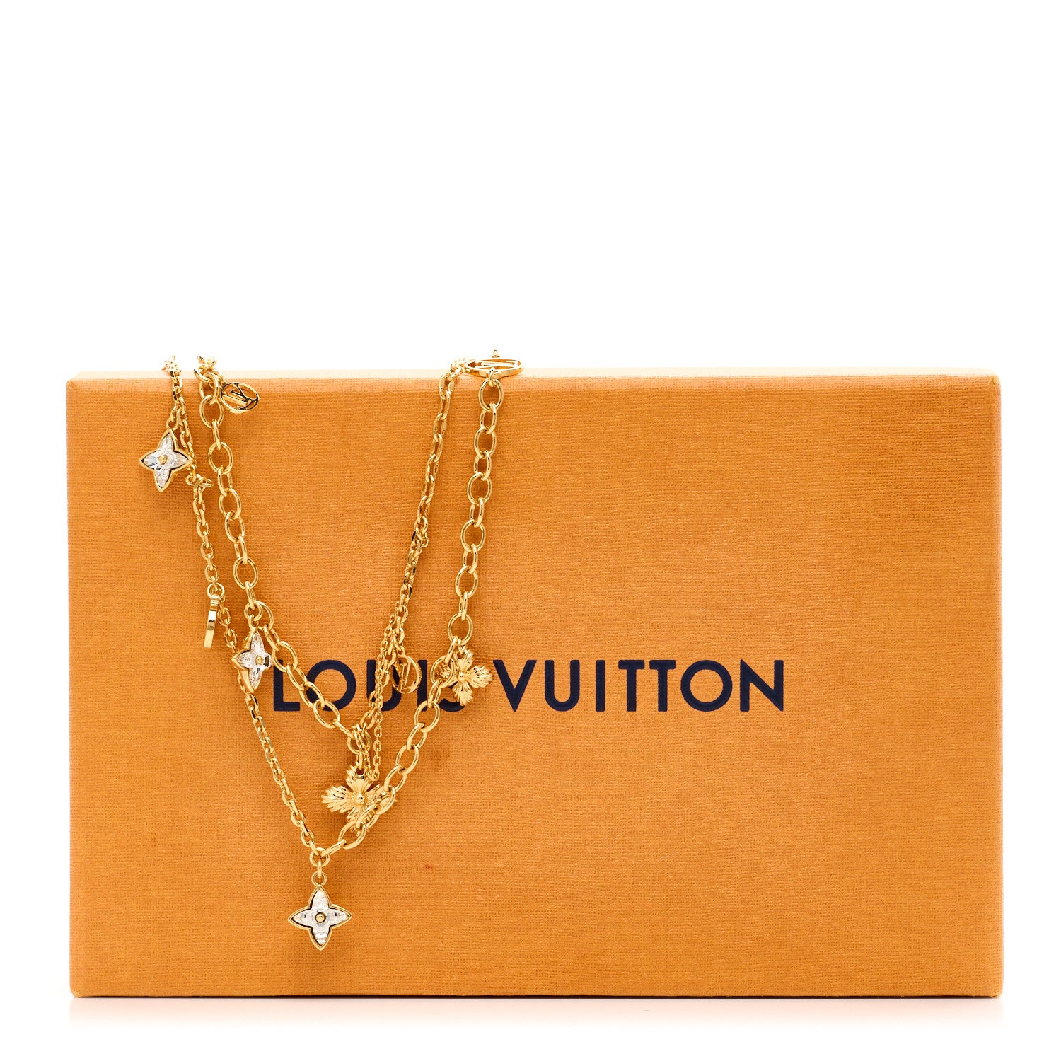 Louis Vuitton Metal Crystal Blooming Supple Necklace 7 of 7