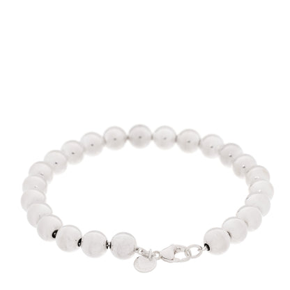Tiffany Sterling Silver 8mm Hardwear Ball Bracelet 3 of 5