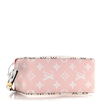 Louis Vuitton Monogram Giant Beach Pouch Rouge 4 of 11