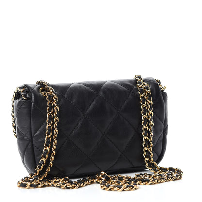Chanel Calfskin Mini Chain Me Flap Black 3 of 10