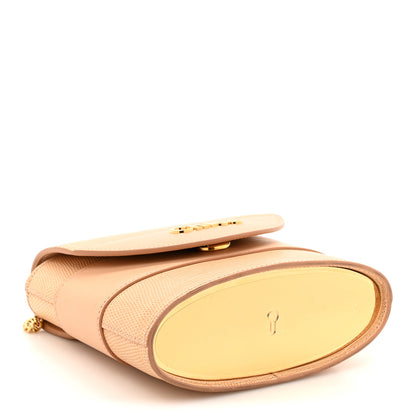 Chloe Calfskin Lizard Embossed Small Aby Lock Delicate Pink 4 of 10