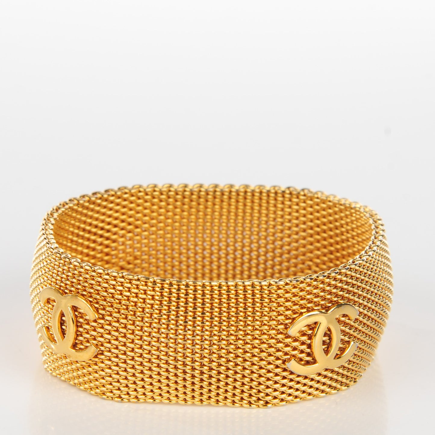 Mesh CC Bracelet Gold
