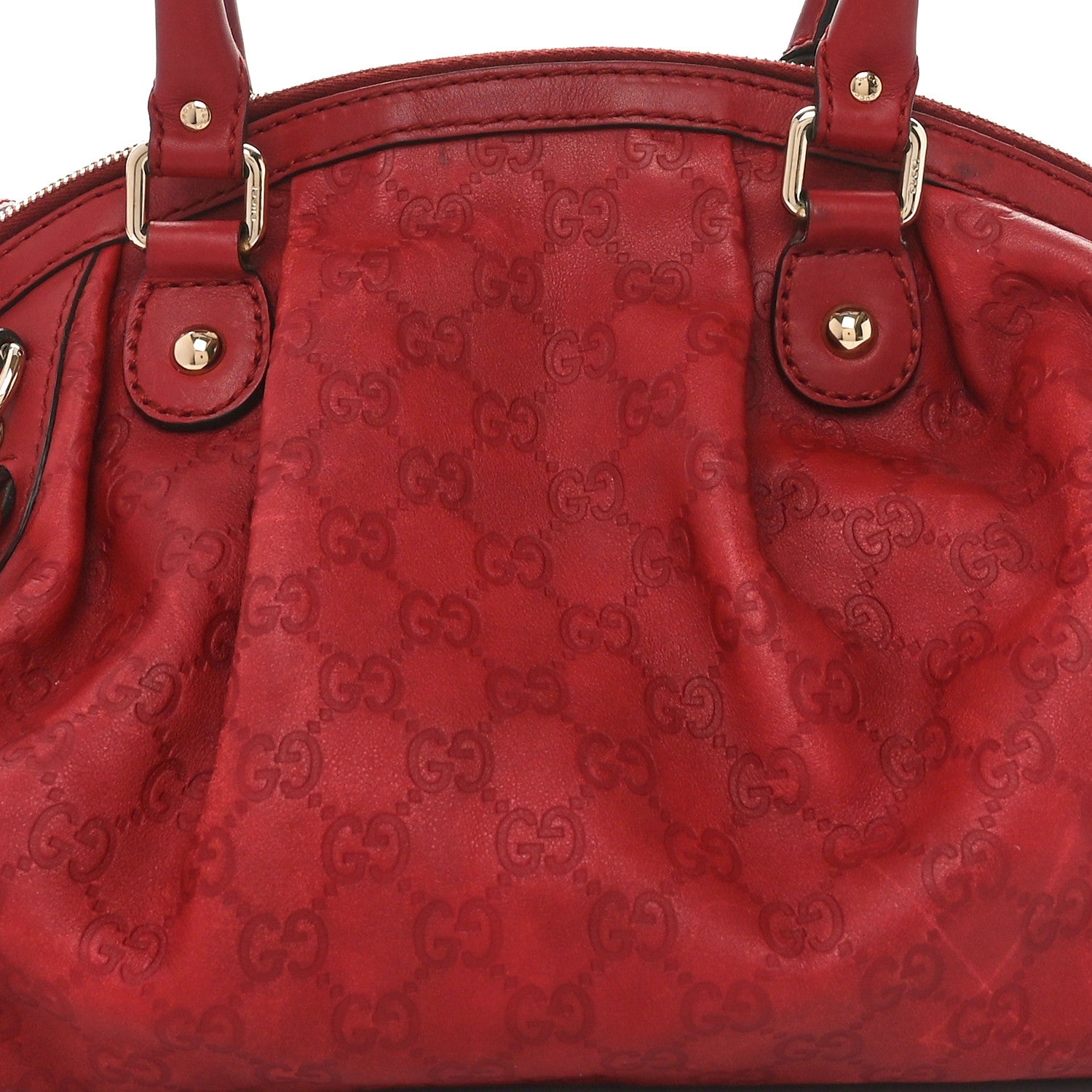 Gucci Guccissima Medium Sukey Boston Cherry 8 of 10