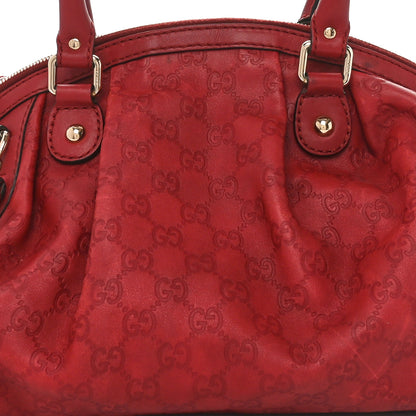 Gucci Guccissima Medium Sukey Boston Cherry 8 of 10