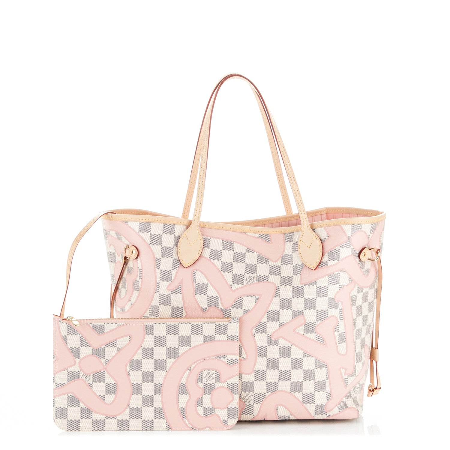 Louis Vuitton Damier Azur Tahitienne Neverfull MM 1 of 7