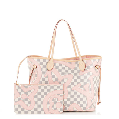 Louis Vuitton Damier Azur Tahitienne Neverfull MM 1 of 7