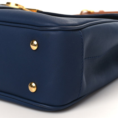 Burberry Trench Calfskin Medium DK88 Top Handle Bag Ink Blue 8 of 8