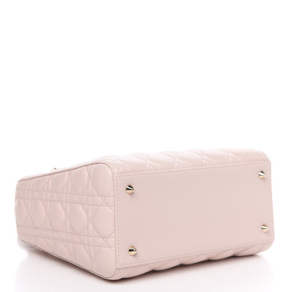 Christian Dior Lambskin Cannage Medium Lady Dior Light Pink 4 of 10
