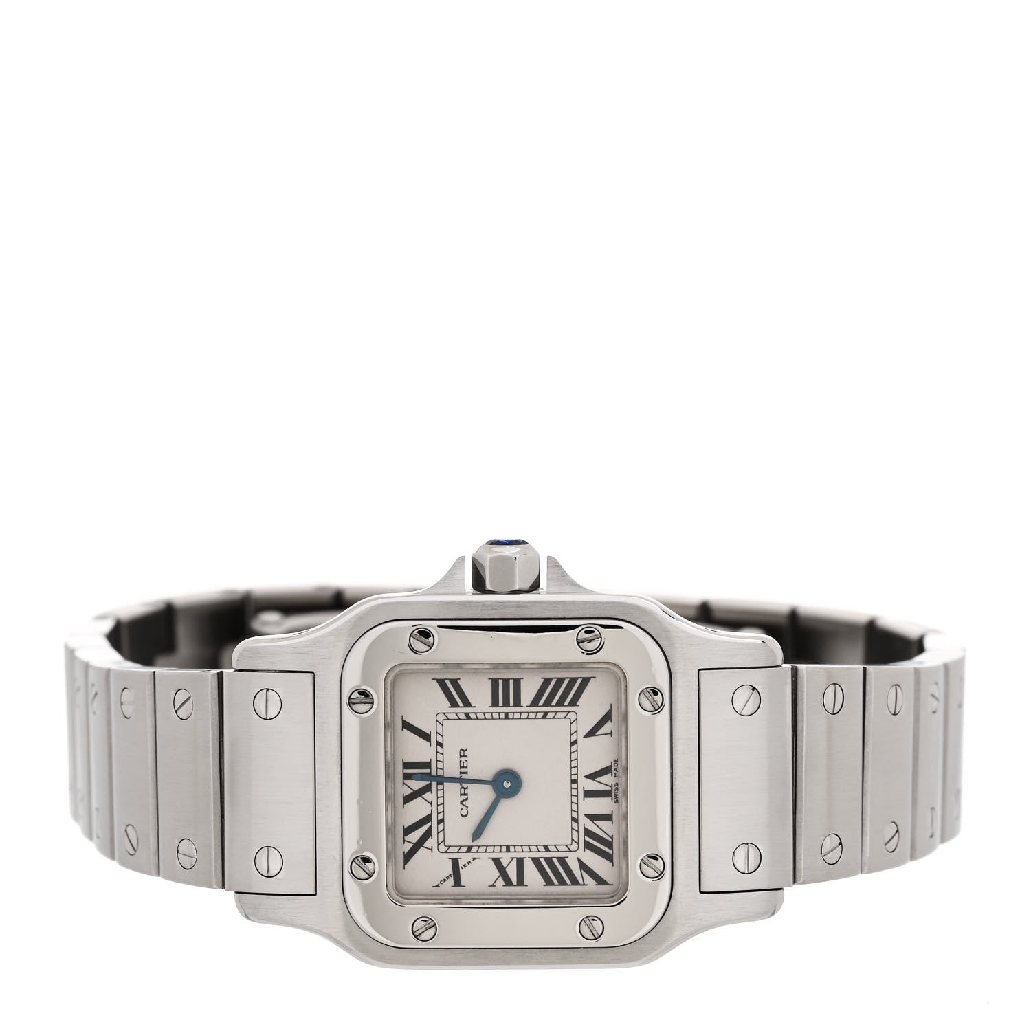 Cartier Stainless Steel 24mm Santos de Cartier Galbee Quartz Watch 2 of 4