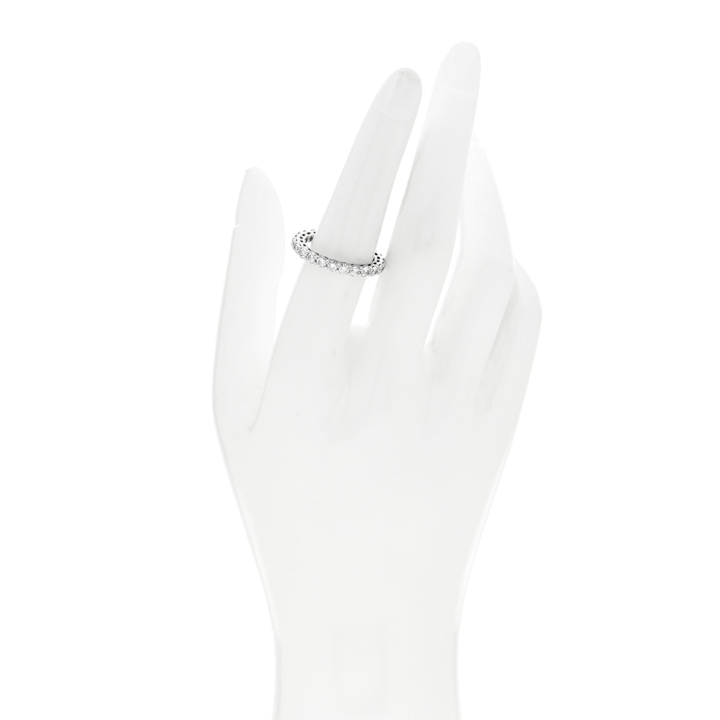 Platinum Diamond 3mm Forever Eternity Band Ring 56 7.5