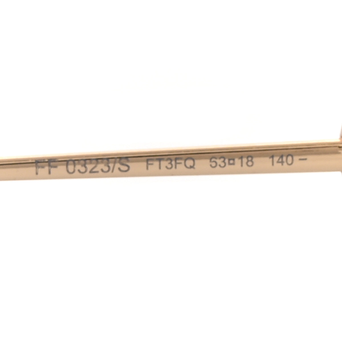 Fendi Metal F is Fendi Sunglasses FF 0323/S Gold 6 of 7