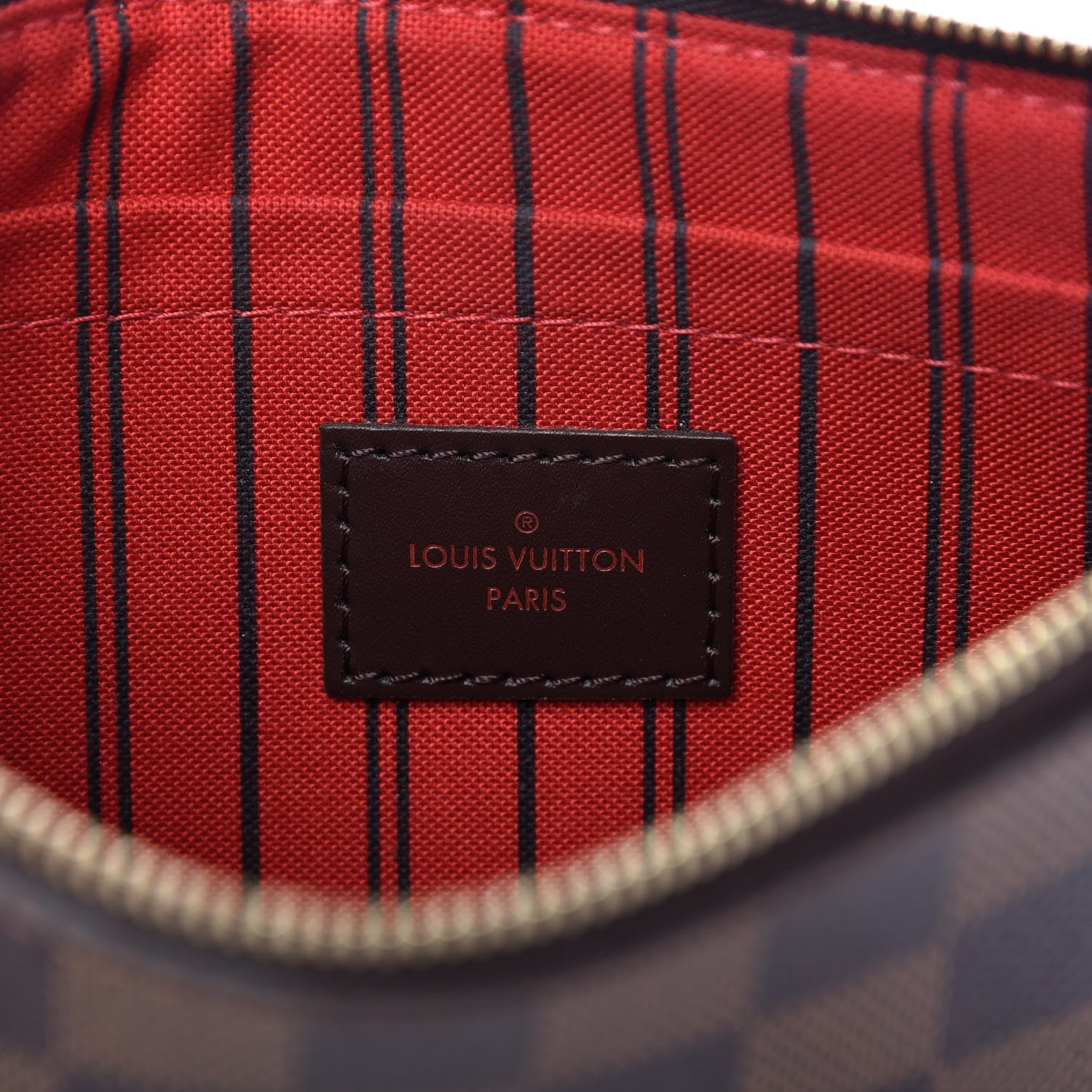Louis Vuitton Damier Ebene Neverfull MM GM Pochette 8 of 10