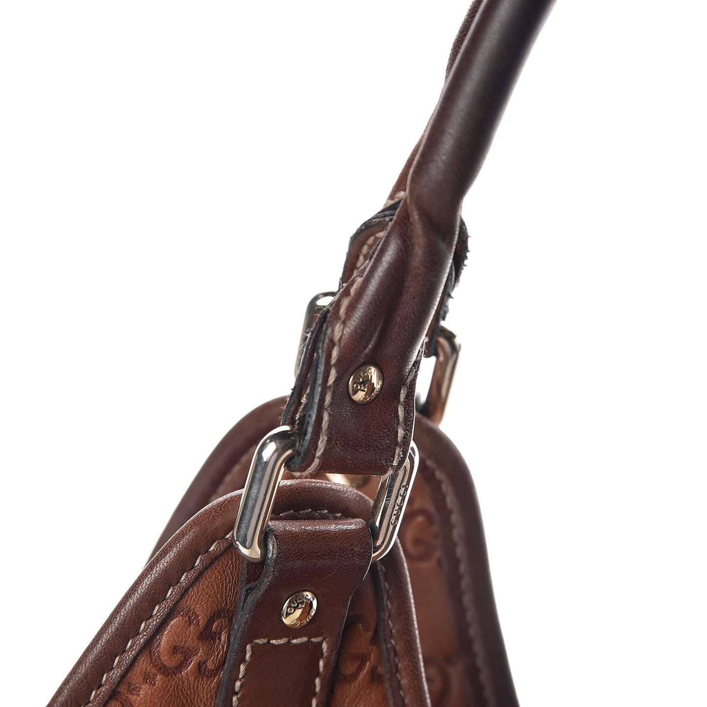 Guccissima Large Joy Shoulder Bag Brown